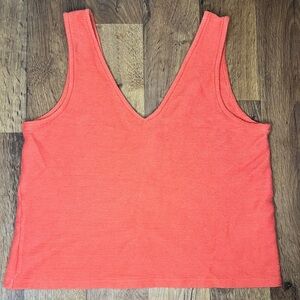 Madewell textured V neck tank size Small